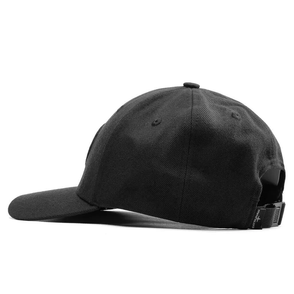 6-Panel Cap - Black