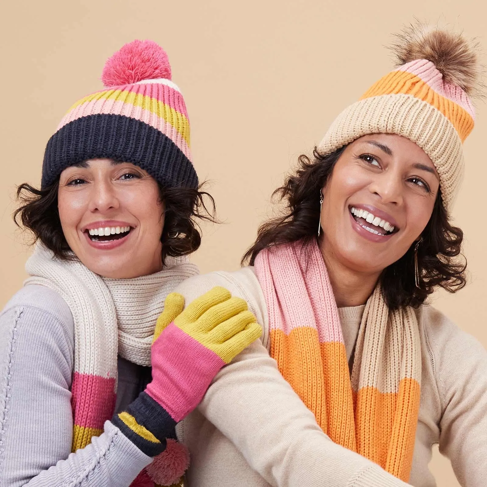 Adorable Chelsea Orange Knit Beanie