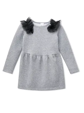 Adorable Grey Casual Dress by Kids Couture