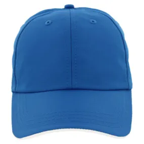 AHEAD Cobalt/White Textured Poly Solid Cap