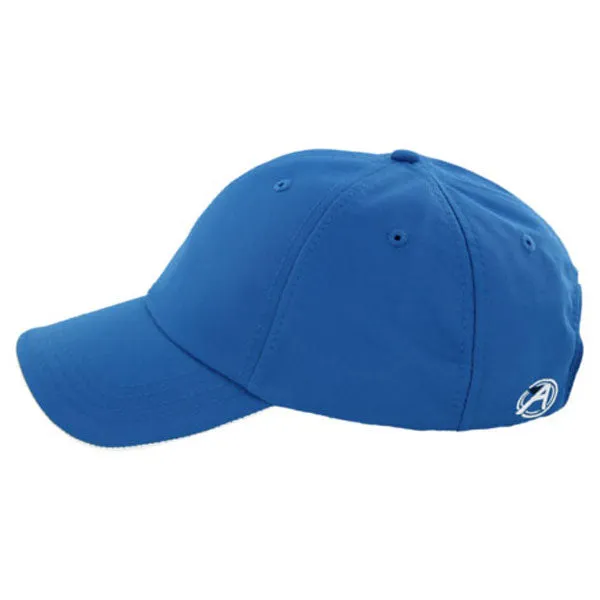 AHEAD Cobalt/White Textured Poly Solid Cap