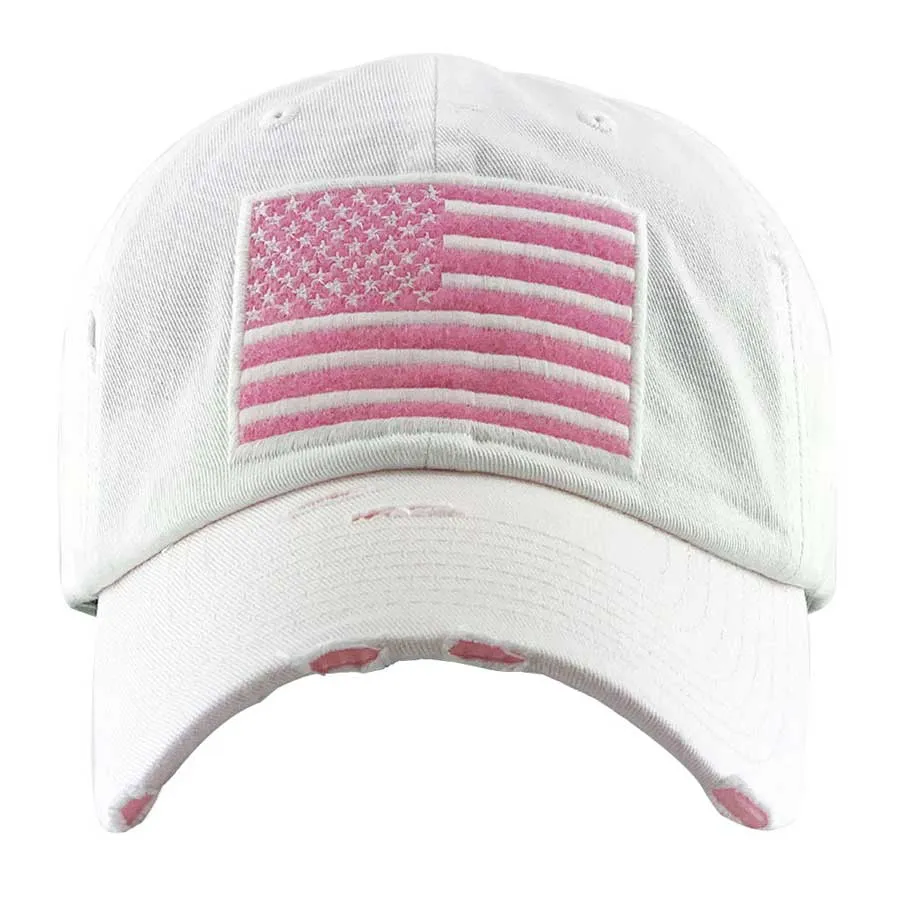 American USA Flag Vintage Baseball Cap