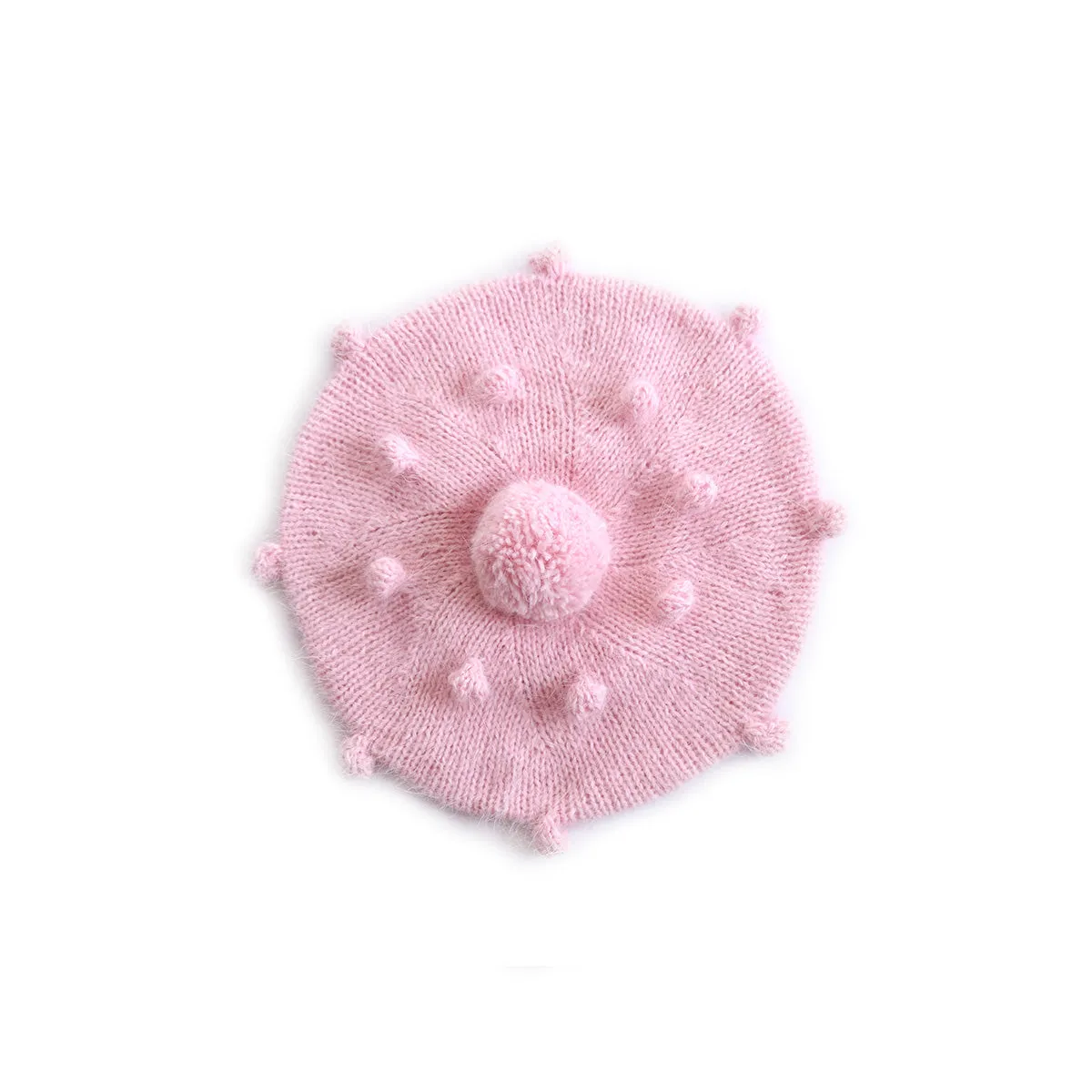 Angora Pink Beret