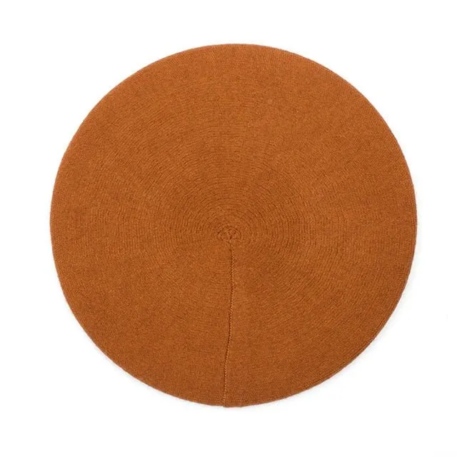 Beret Queen Beliche (Dark Camel)