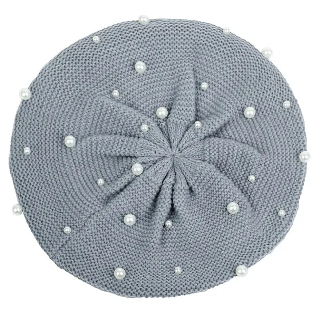 Beret Queen Milan (Light grey)