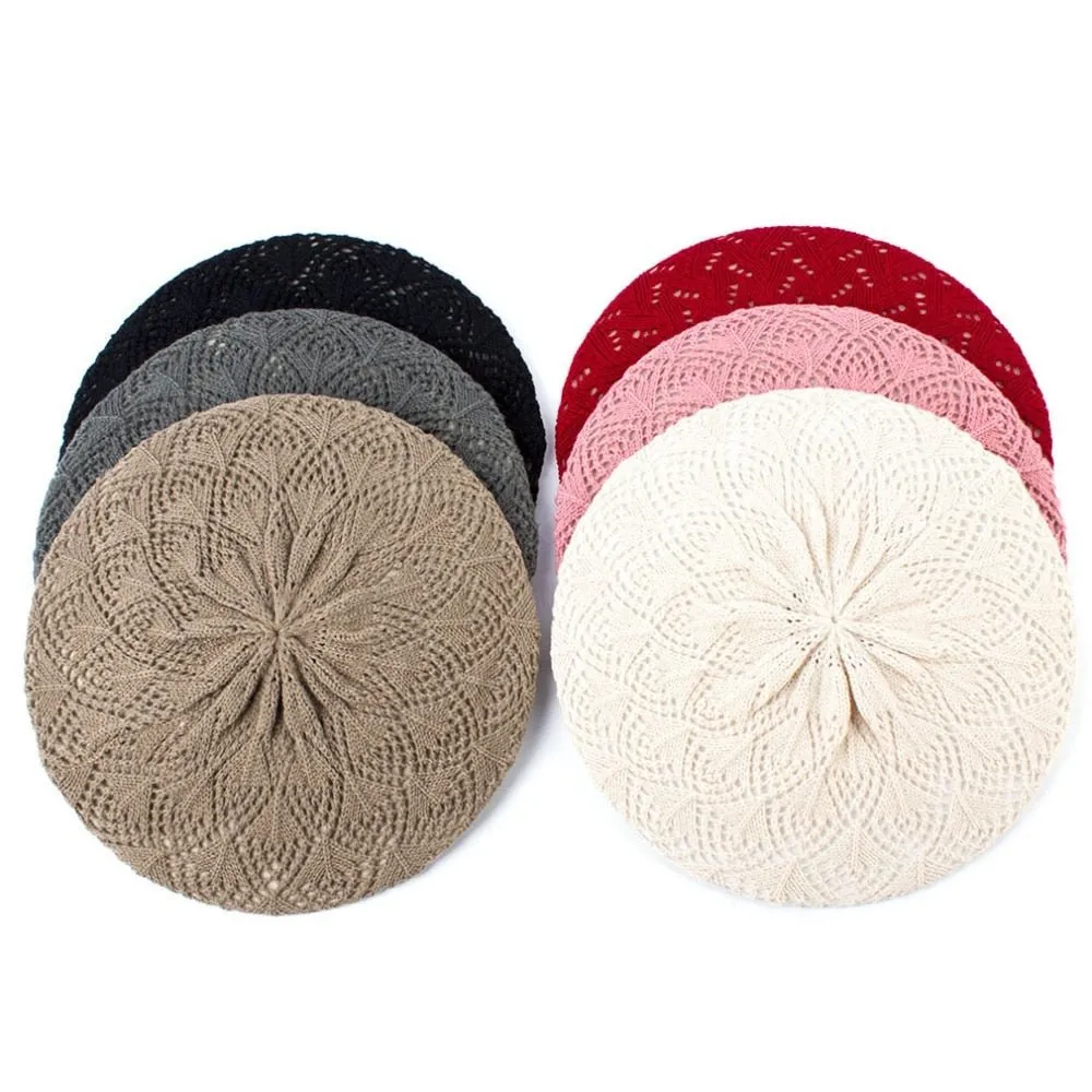 Beret Queen Nebraska (7 Colors), Color - Pink