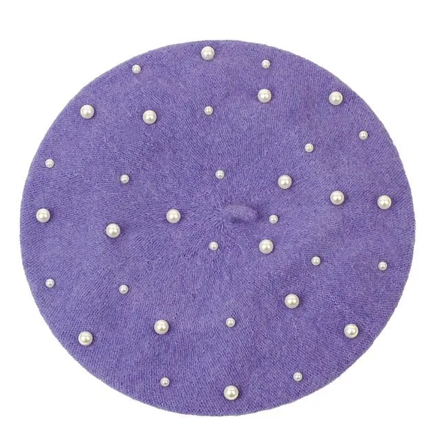 Beret Queen Texas (Purple)