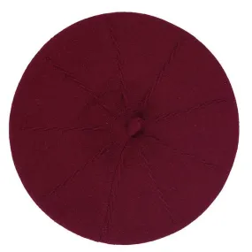 Beret Queen Wisconsin (Wine red)