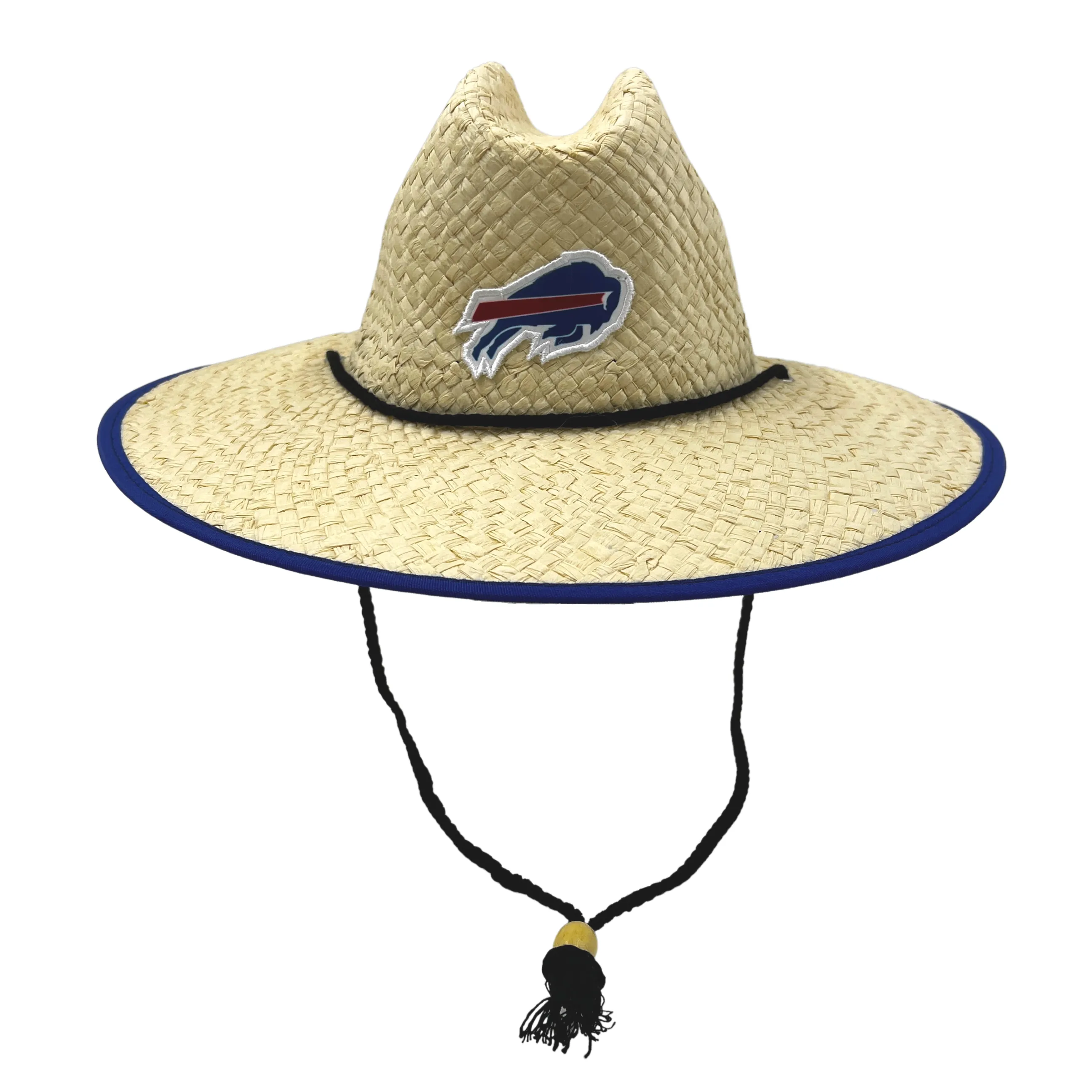 Buffalo Bills Royal Blue Edge Straw Hat