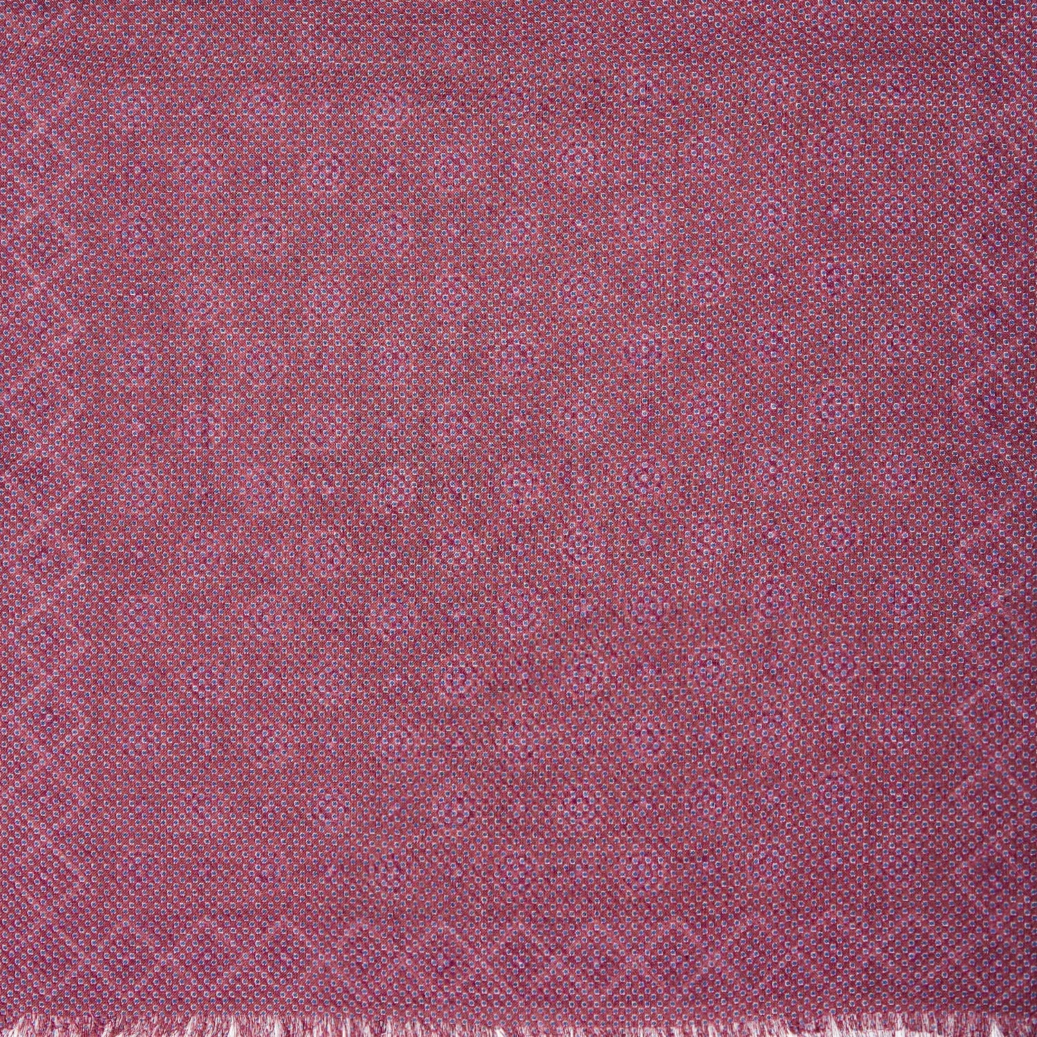 BURGUNDY DOUBLE PATTERNED SCARF