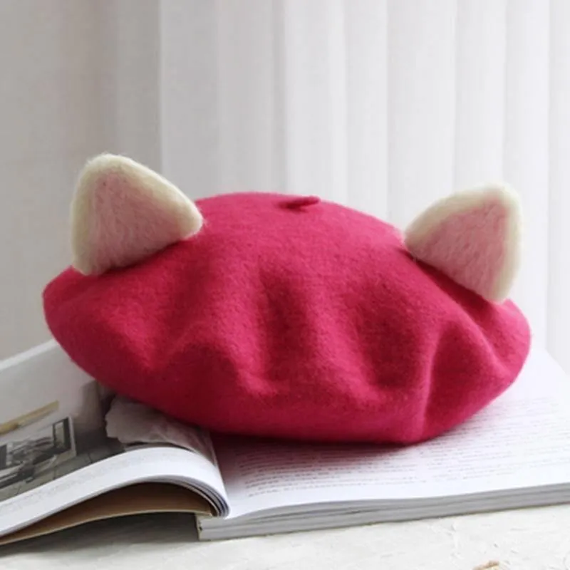 Cat Ears Beret