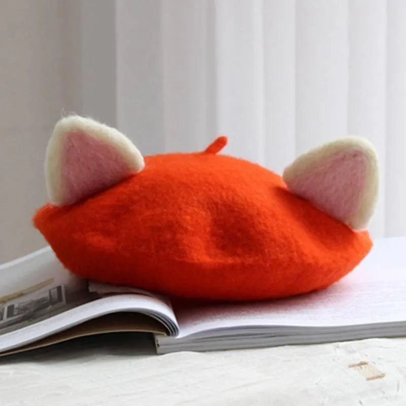 Cat Ears Beret