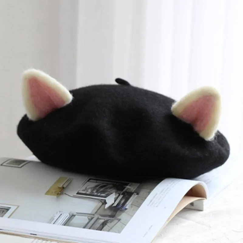 Cat Ears Beret