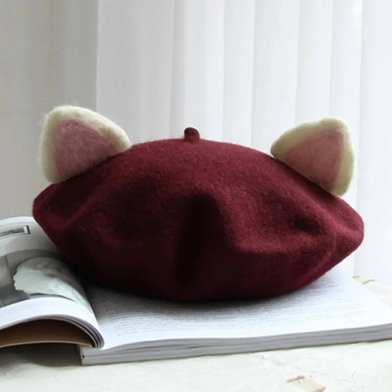 Cat Ears Beret