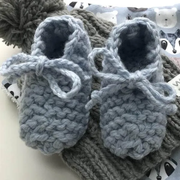 Chunky Knit Booties