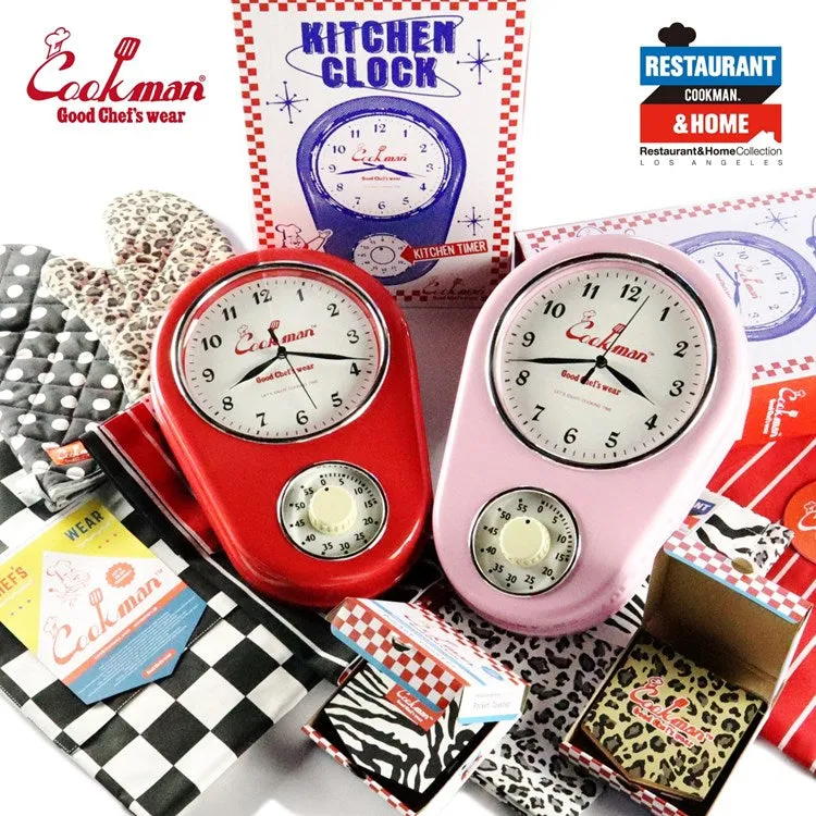 Cookman Kitchen Clock - Black