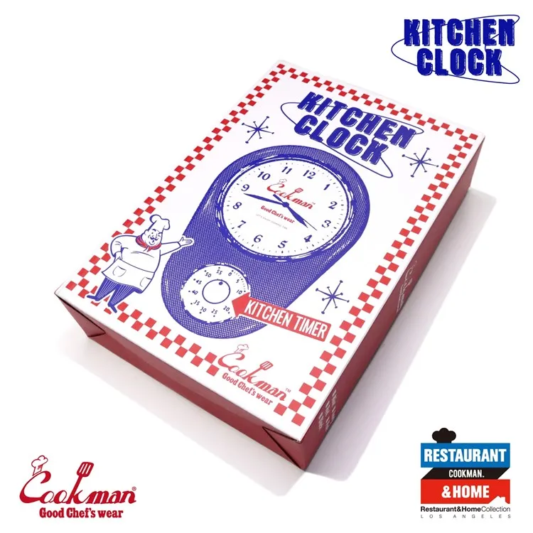 Cookman Kitchen Clock - Black