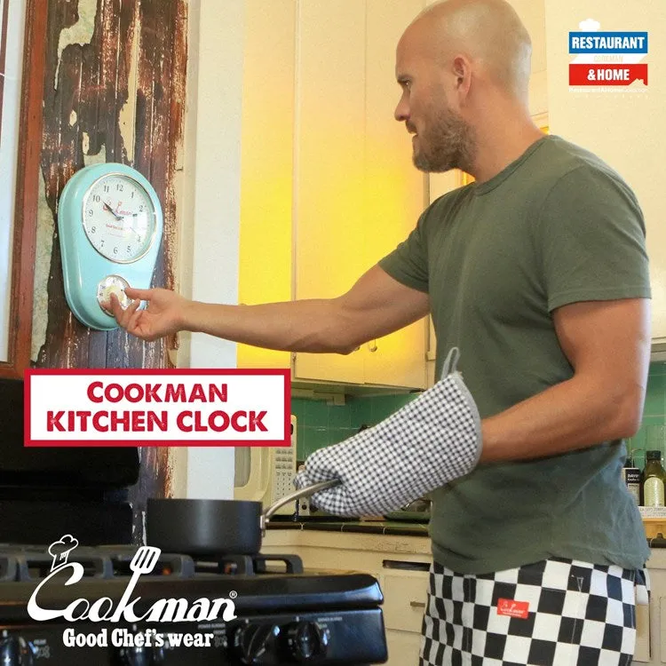 Cookman Kitchen Clock - Mint