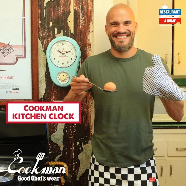 Cookman Kitchen Clock - Mint