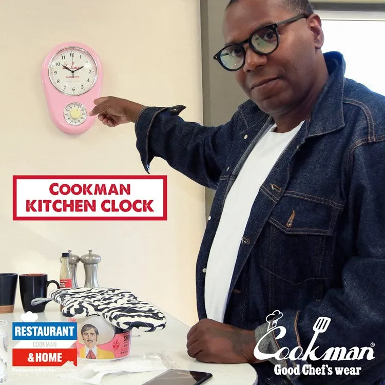 Cookman Kitchen Clock - Pink