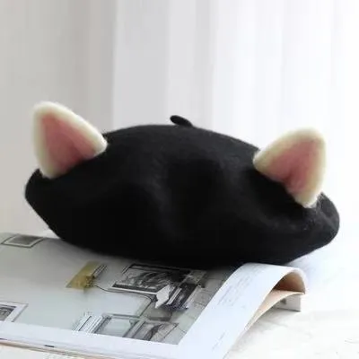 CUTE CAT EARS BERET BY51010