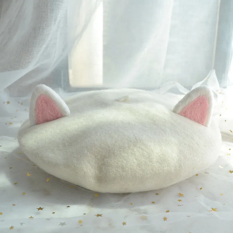 CUTE CAT EARS BERET BY51010