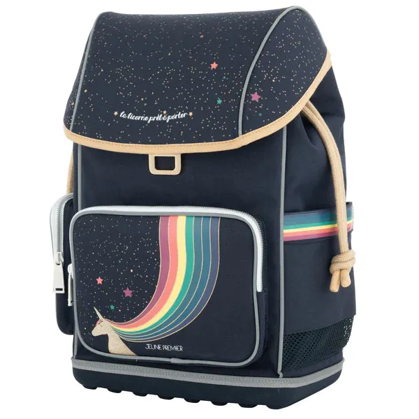 Ergonomic School Backpack - Unicorn Gold