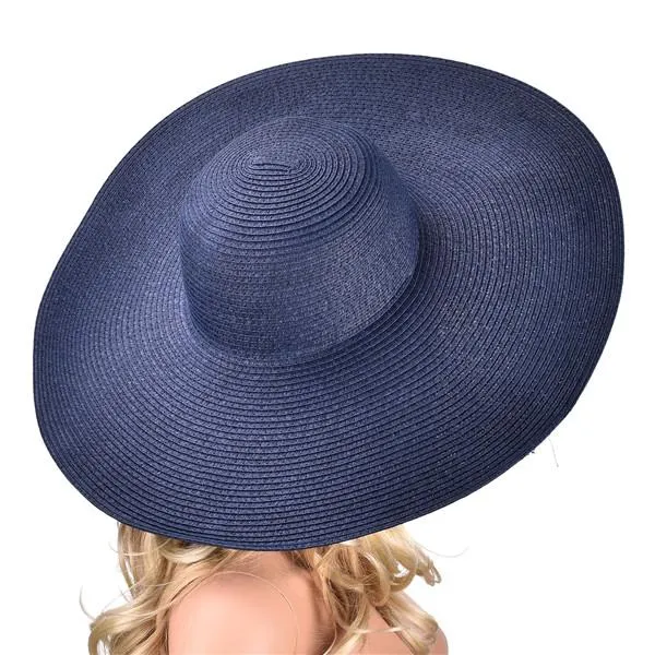 Extra Large Wide Brim Floppy Straw Sun Hat