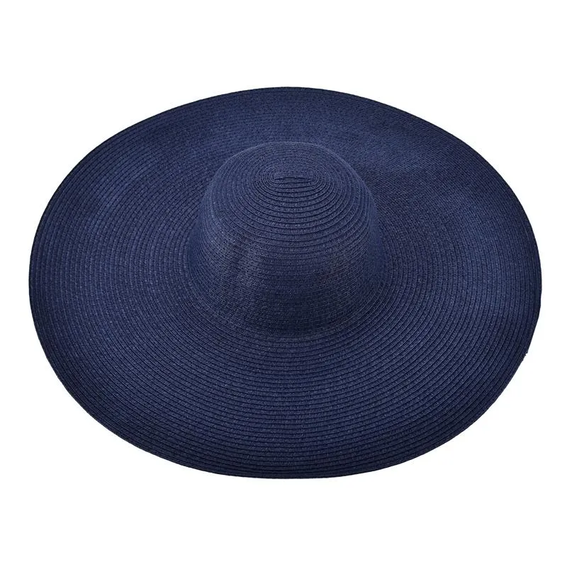 Extra Large Wide Brim Floppy Straw Sun Hat