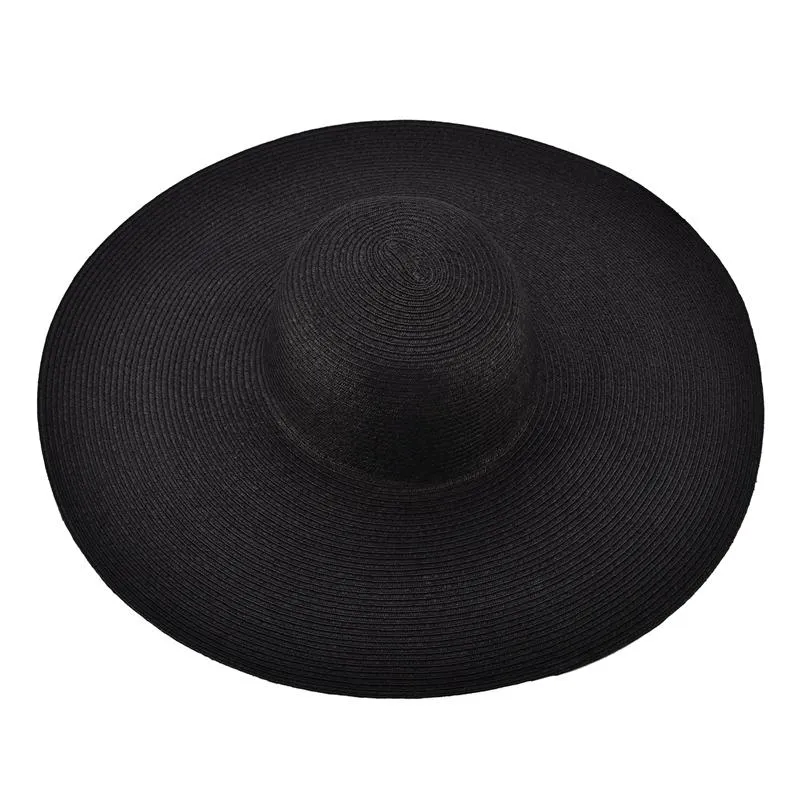 Extra Large Wide Brim Floppy Straw Sun Hat