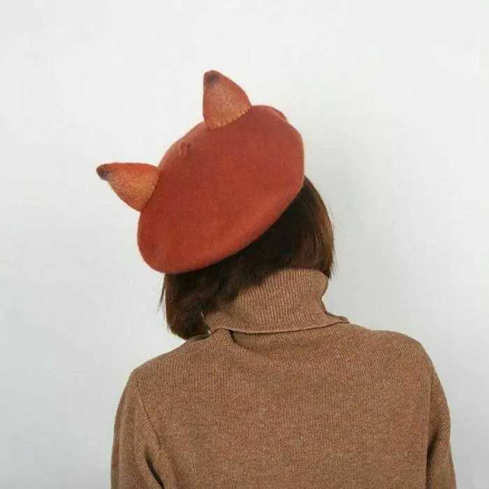 Fox Ears Beret