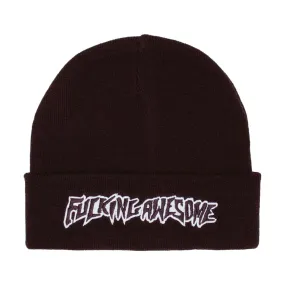 Fucking Awesome Stamp Cuff Beanie Black