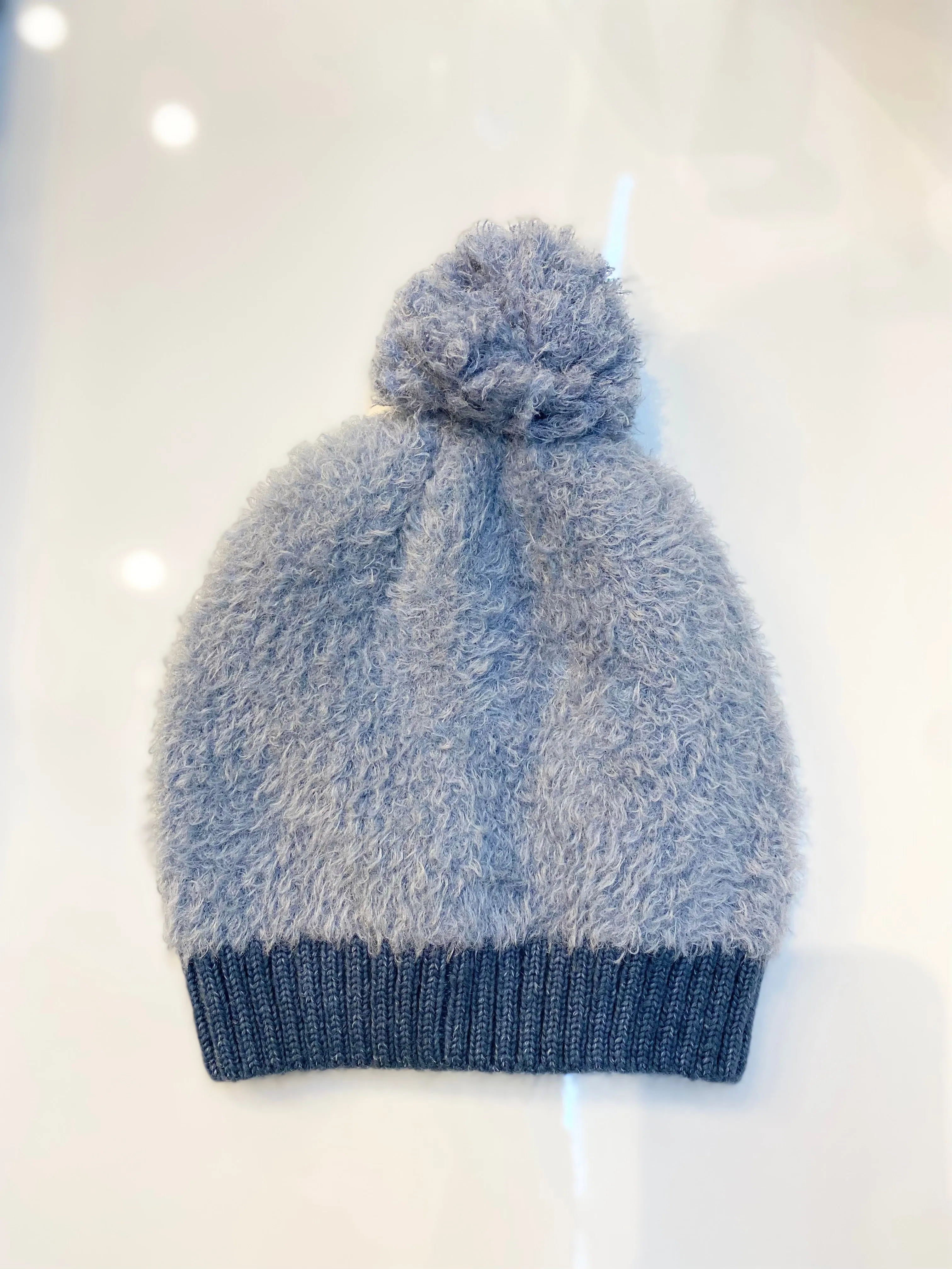 Fury Pom Knit Beanie