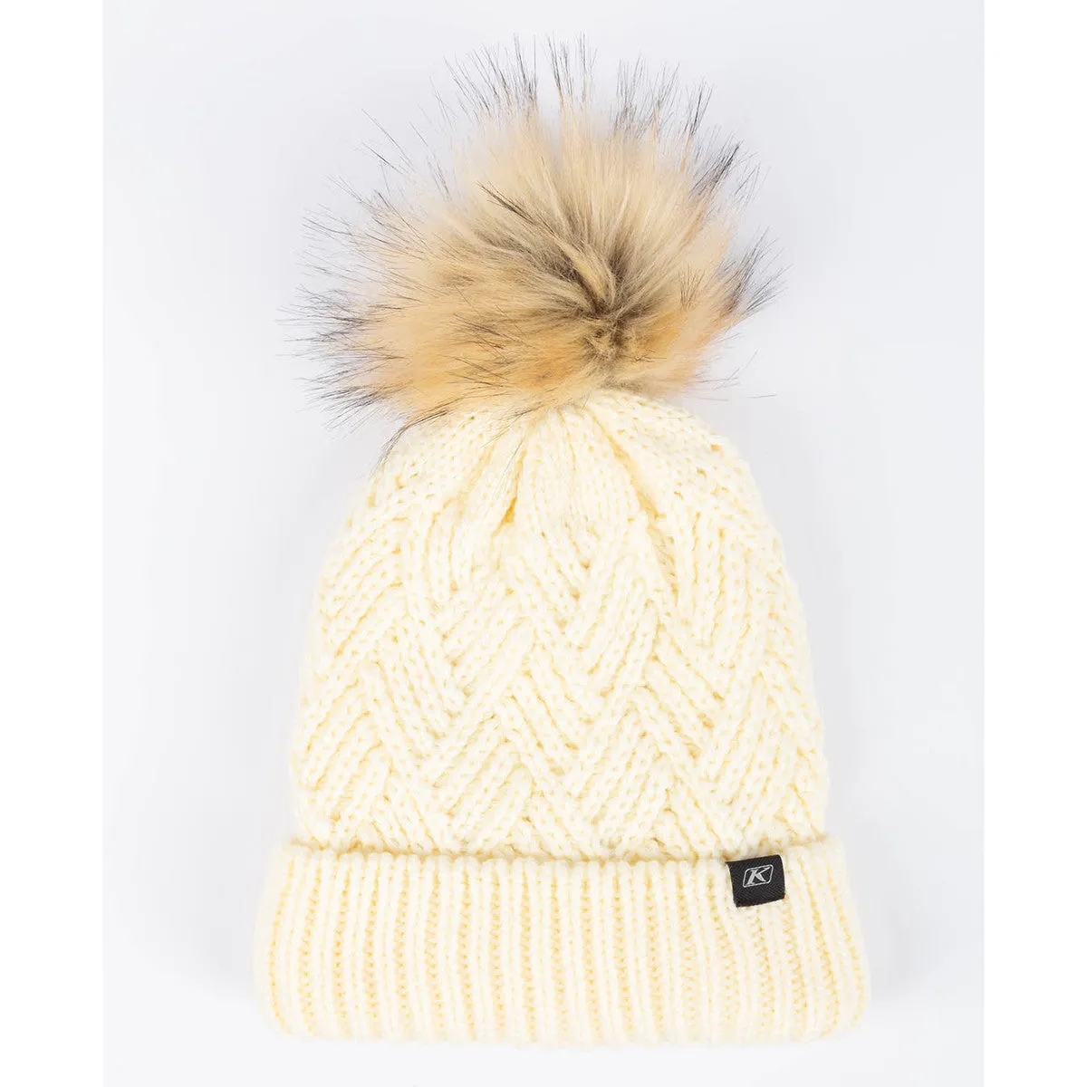 Klim Chevron Pom Beanie Papyrus