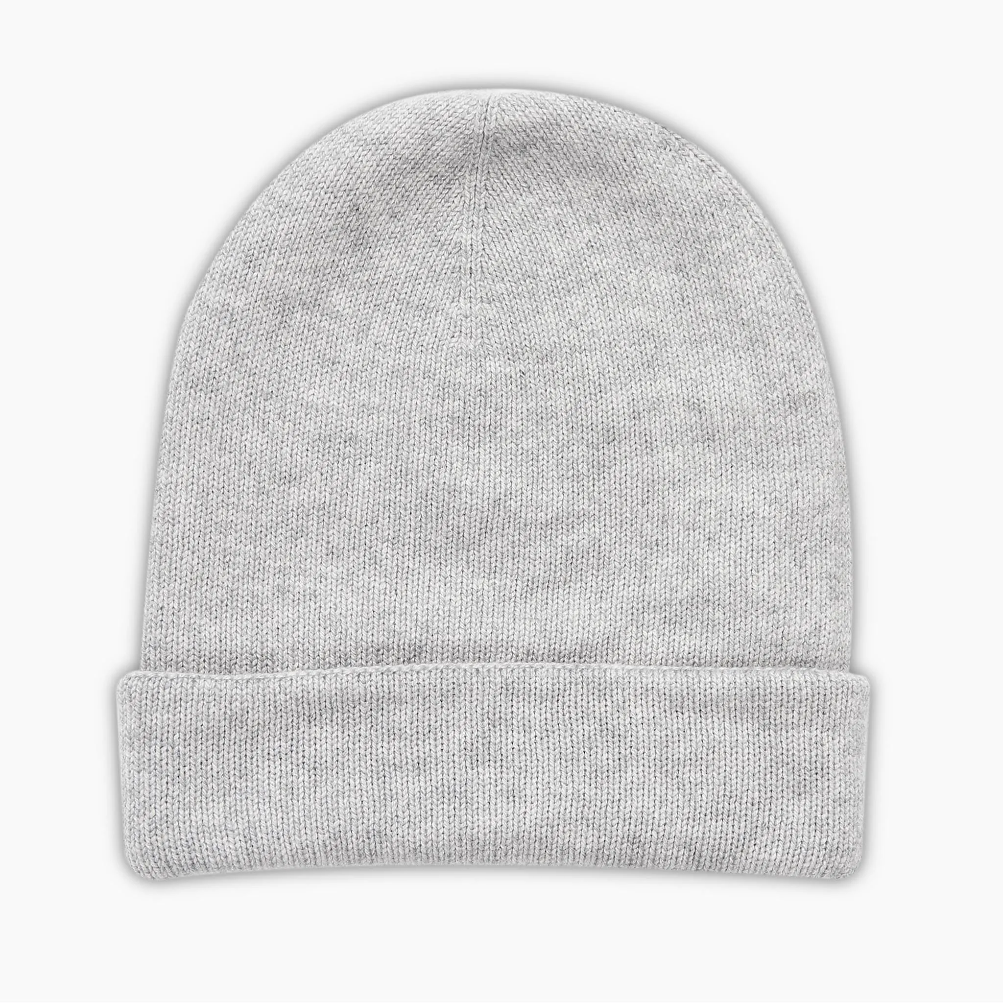 Leo Woollen beret 100% Cashmere (stone grey melange)