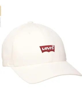 Levi's cap with curved visor Mid Batwing Flexfit 230885-06-51 white