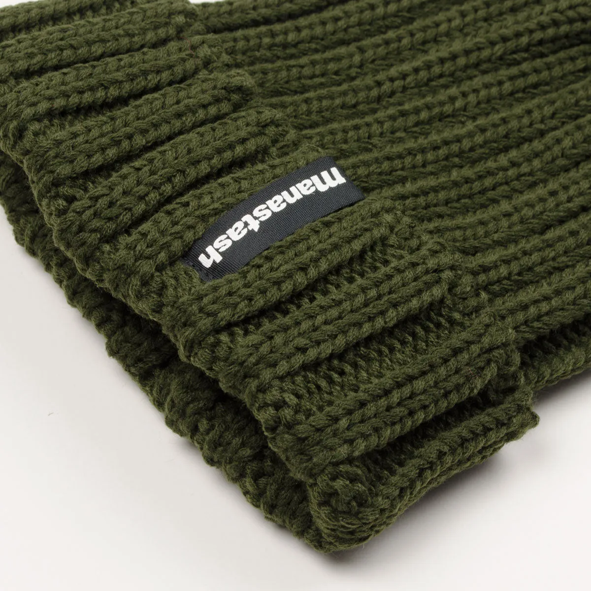 Manastash - 90's Logo Beanie II - Dark Olive