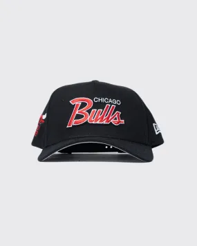 new era 940 aframe script chicago bulls