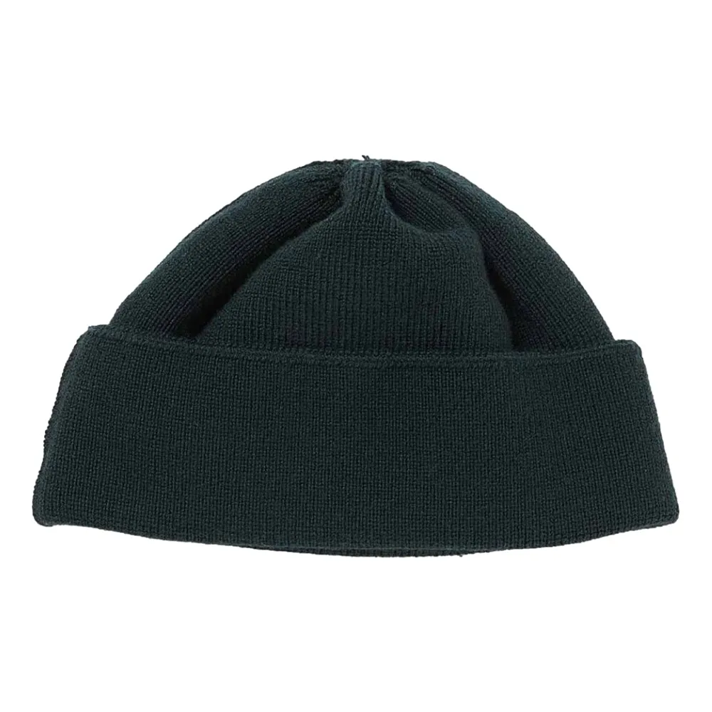 N.HOOLYWOOD LOGO PATCH BEANIE-DARK GREEN