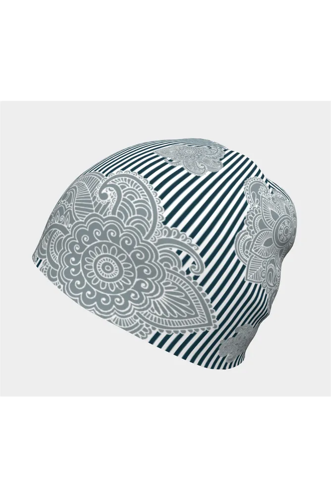 Paisley Pinstripes Beanie