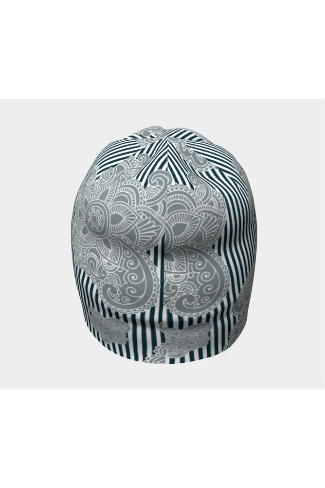 Paisley Pinstripes Beanie