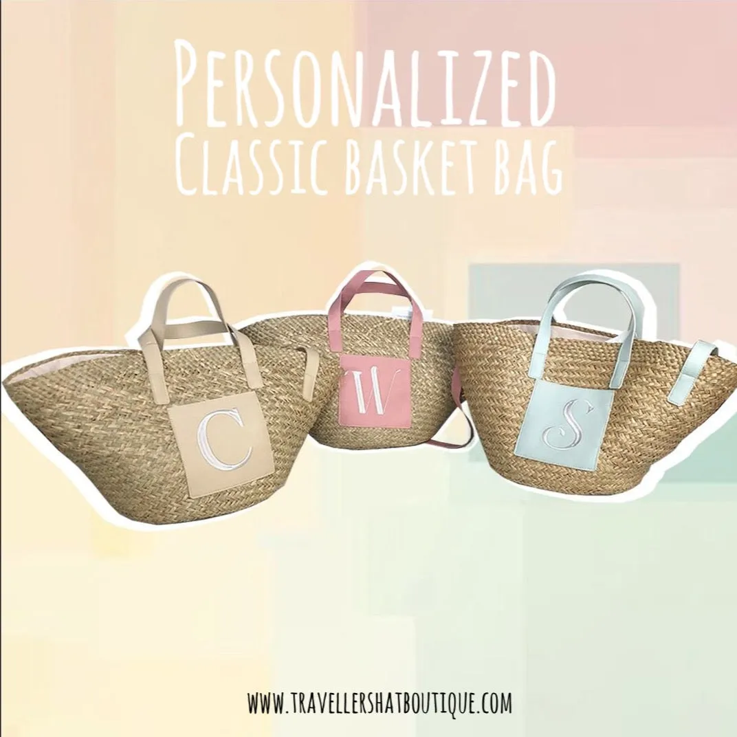 Personalized Classic Basket Bag