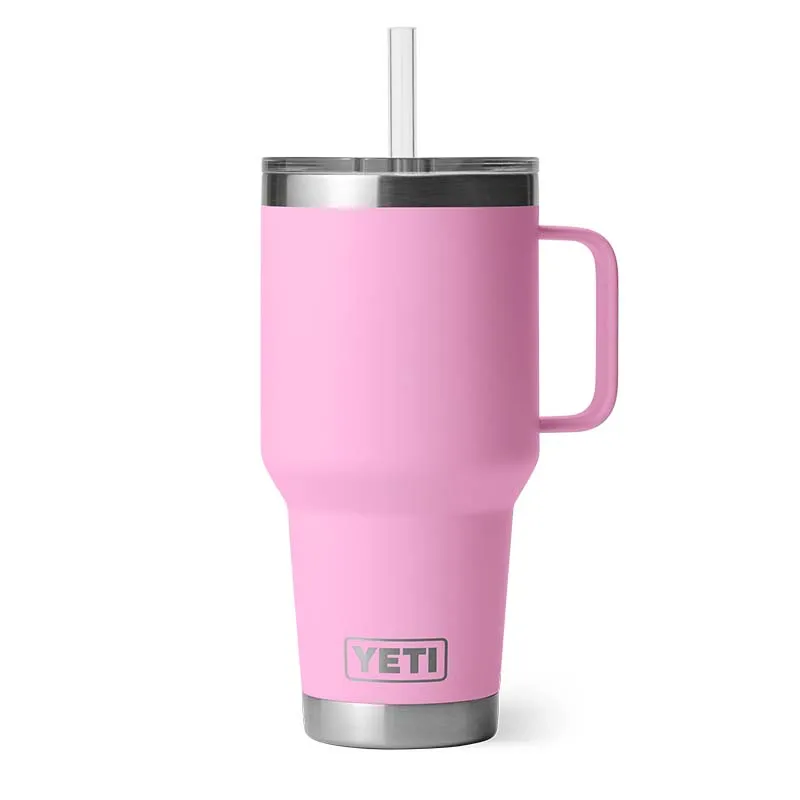 Power Pink Rambler 35oz Straw Mug