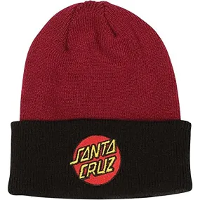 Santa Cruz Classic Dot Long Shoreman Adult Beanie Hats (Brand New)