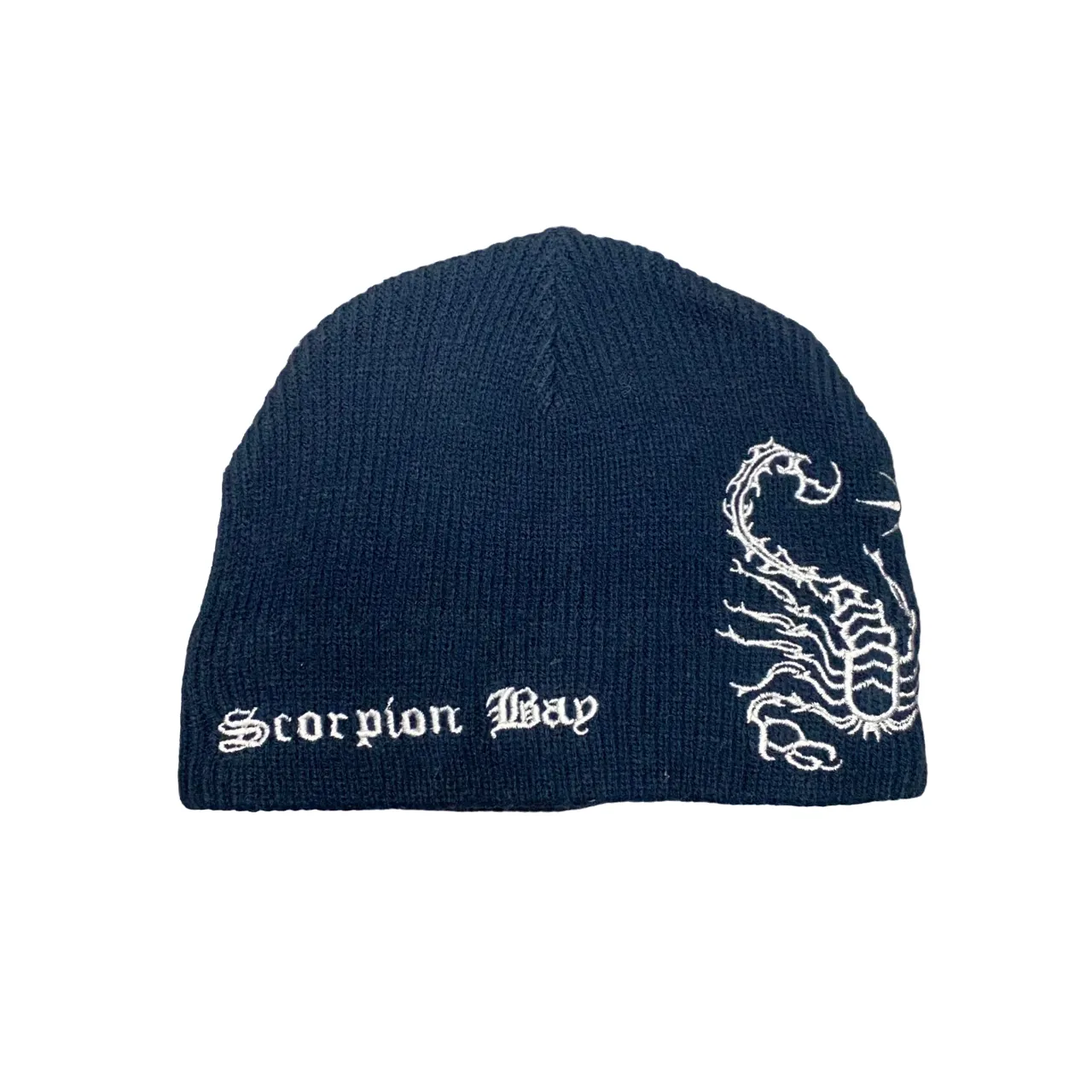 Scorpion Bay Beanie with logo for children AMC005 13 blue