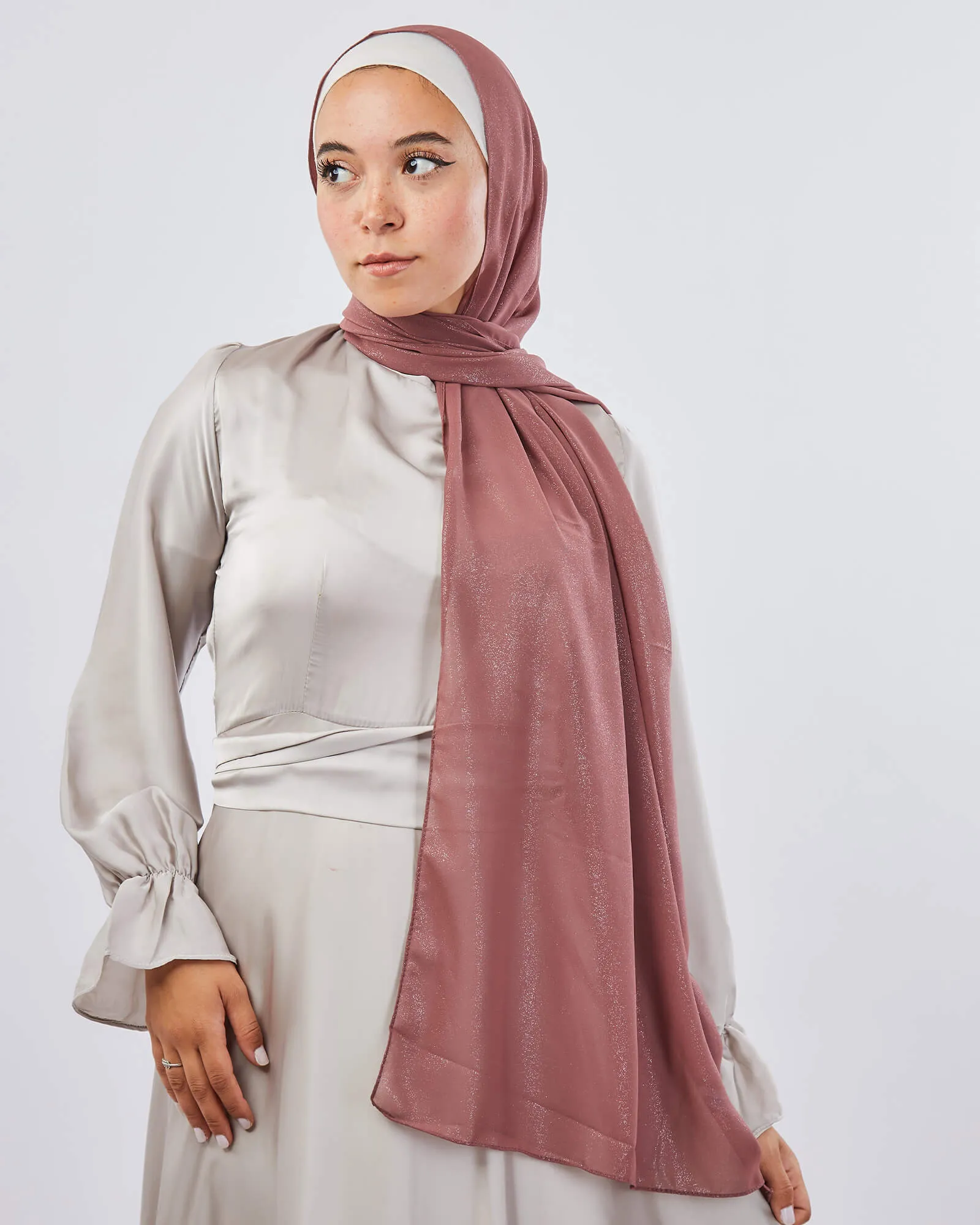 Shimmery Chiffon Scarf