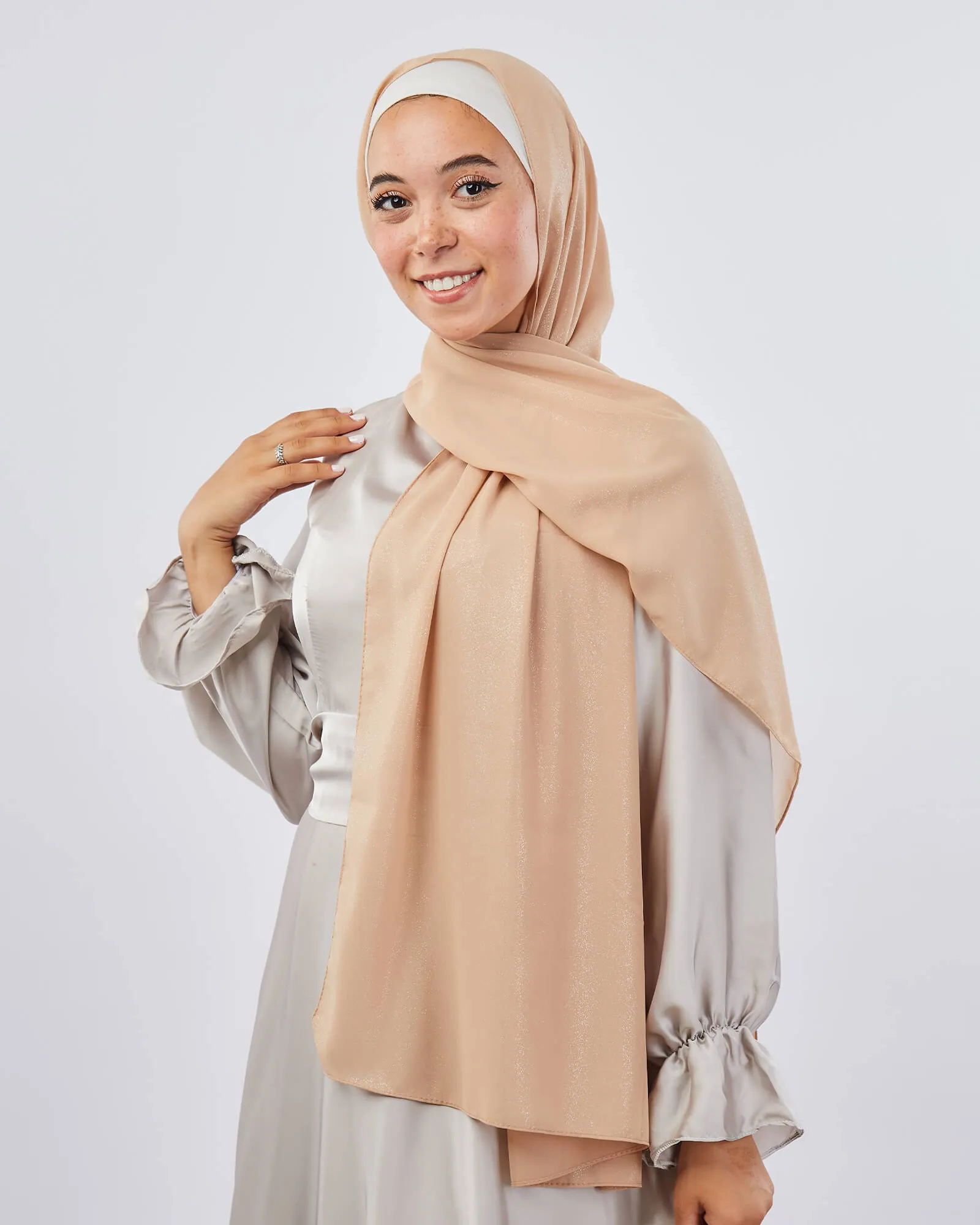 Shimmery Chiffon Scarf