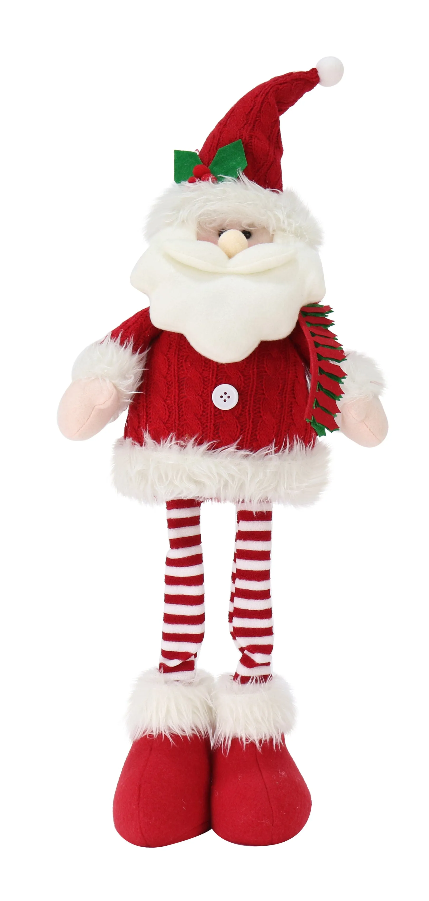 Standing Santa or Snowman in Knit Jumper Asst