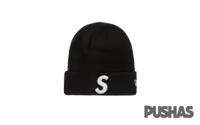 Supreme New Era S Logo Beanie 'Black' (2023)