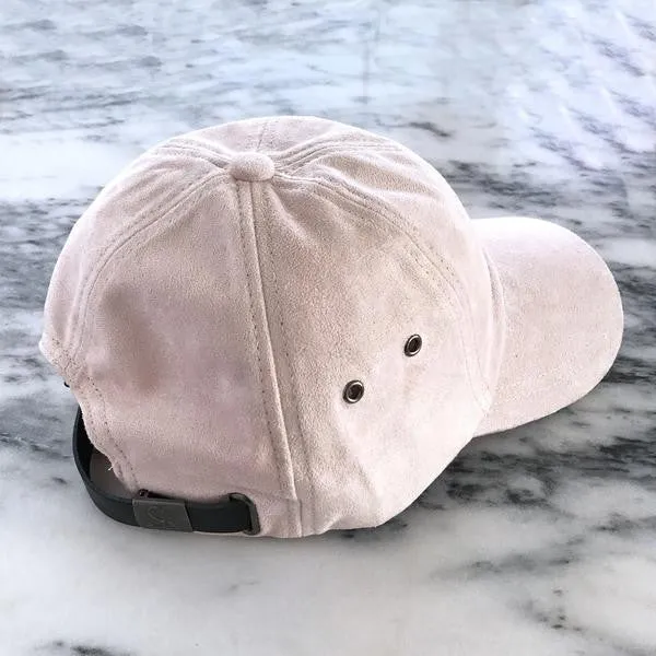 Sweat Active 6 Panel Ultra Suede Baseball Cap Light Pink